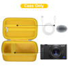 Picture of Canboc Carrying Case for Sony ZV-1/ ZV-1F/ ZV-1 II Digital Camera for Content Creators, Sony ZV1 Vlogging Camera Bag, Zipper Mesh Pocket fits USB Cable, Batteries, Yellow