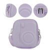 Picture of Blummy Hard Camera Case Compatible with Instax Mini 12/11 Instant Camera .with Adjustable Strap and Mesh bag (Purple)