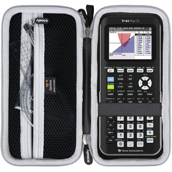 Picture of Aproca Hard Storage Travel Case, for Texas Instruments TI-84 Plus CE/TI-84 Plus/TI-83 Plus/TI-89 Titanium/TI-85 / TI-86 Color Graphing Calculator