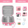 Picture of Leayjeen Kids Camera Case Compatible with ESOXOFFORE/Dylanto/GKTZ/HiMont/CAMCLID Kids Camera Instant Print for Holiday Gifts and Birthday Gifts for Kids 3-12 Years Old - Pink Unicorn (Case Only)