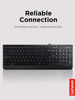 Picture of Lenovo 300 USB Keyboard, Wired, Adjustable Tilt, Ergonomic, Windows 7/8/10, GX30M39655, Black