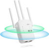 Picture of 2024 WiFi Extender Signal Booster Repeater for Home Cover Up to 12805 sq.ft Dual Band 5GHz/2.4GHz WiFi Signal Strong Penetrability 100 Devices 4 Modes Antennas 360° Full Coverage with Ethernet Port