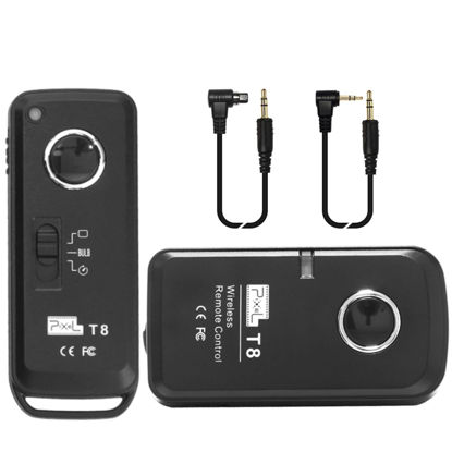 Picture of Wireless Shutter Release Remote Control for Canon, T8 Wireless Shutter Remote Compatible for Canon 760D 750D 700D 650D 600D 550D 500D 5D 5D Mark II 5D Mark III 5DS 5DS R T5 T5i T6i T7 T7i