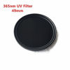 Picture of 49mm 365nm UV Pass Camera Filter ZWB2 UG1 U-360 Ultraviolet Black Glass Visible Light Cut