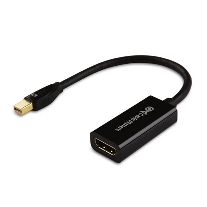 Picture of Cable Matters Mini DisplayPort to HDMI Adapter (Mini DP to HDMI) in Black - Thunderbolt and Thunderbolt 2 Port Compatible