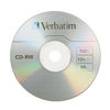 Picture of Verbatim CD-RW 700MB 4X-12X High Speed Branded Surface 10/PK Slim Case