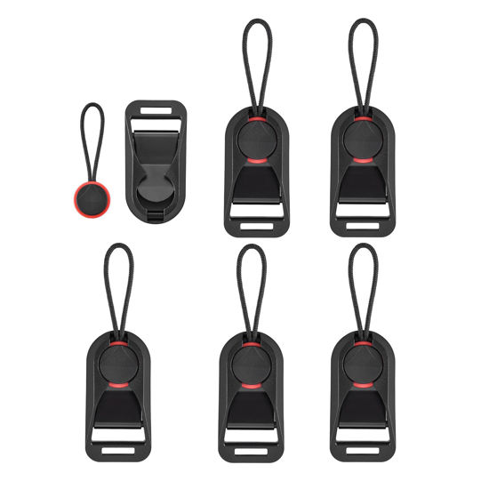 Picture of 6 Pcs Camera Quick Release Combo Buckle, Camera Strap Quick Release Buckle, Camera Neck Strap Quick Release Clip Buckle, Camera Strap, Wrist Strap Quick Release Combination Buckle