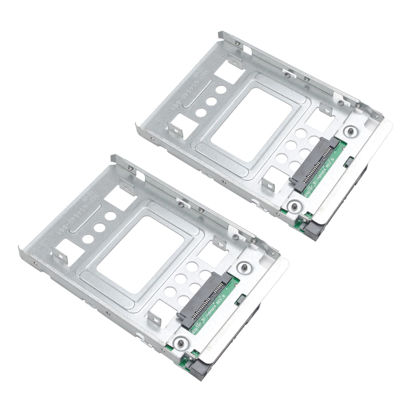 Picture of 2.5 to 3.5 Hard Drive Adapter SSD,654540-001 Hard Drive Caddy Adapter Compatible with All HP Dell IBM 3.5" 651314-001 F238F X7K8W 774026-001 SM17A06251 SAS SATA Hard Drive, 2 PACK