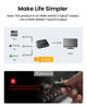 Picture of HDMI Switch 3-Port 4K@60Hz Aluminum Alloy[with 4FT HDMI 2.0 Cable], avedio links 4K HDMI Switcher, 3 Way HDMI Selector Switch, HDMI Switch 3 in 1 Out Support HDCP 2.2, HDR 10, for PS5, PS4 (Black)