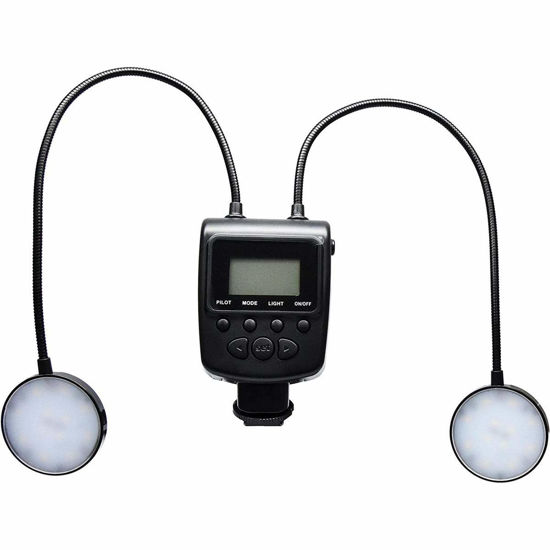 Picture of Macro 24 LED Ring Light Flash, 5500K Color Temperature Compatible with Canon, Nikon, Olympus, Panasonic & Sony Multi Interface Shoe Mirrorless and DSLR Cameras