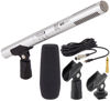 Picture of Ritz Gear Professional Video & Broadcast Microphone | 10.8” Unidirectional Condenser Shotgun Mic for Indoor & Outdoor Film, Interview & Studio Recording for Camcorders and DSLR Camera - Silver