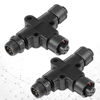 Picture of NMEA 2000 (N2k) (Tee) T-Connector Boat Accessories for Garmin Lowrance Simrad B&G Navico Networks, IP67 Waterproof, Stable Connection (2 Pack)