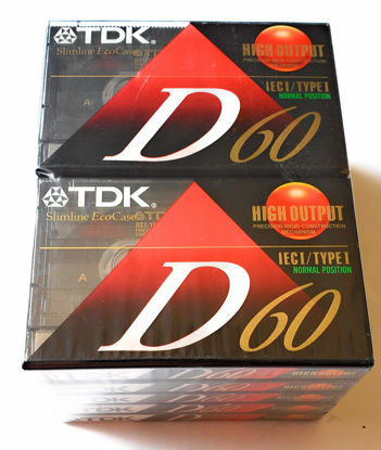 Picture of TDK D60 60 Minute Audio Tape (10 pack)