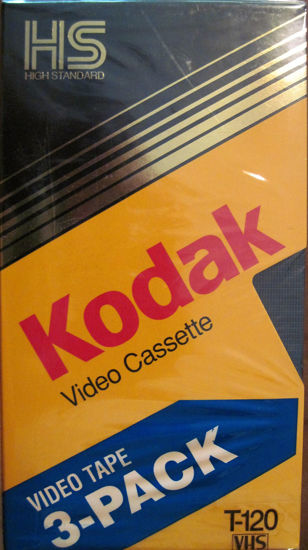 Picture of Kodak T-120 Blank Video Cassette 3-pack