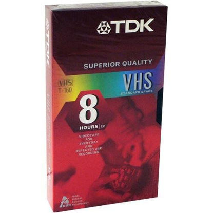 Picture of TDK T-160 8 Hours Standard Grade VHS Cassette