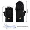 Picture of Winmany Women's & Men's USB Heated Gloves Mitten Full & Half Fingerless Winter Hands Warmer Laptop Gloves