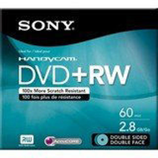 Picture of DPW60D - Sony DVD+RW Double Sided Media - 2.8GB - 1 Pack