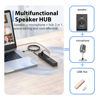 Picture of Cykvis 3 in 1 Computer Speaker with Microphone, USB Powered PC Speakers for Smart Home Office and Online Study,Portable and External Desk Speakers with Hubs,Plug &Play.