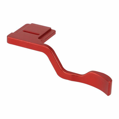 Picture of Haoge THB-XT30R Metal Hot Shoe Thumb Up Rest Hand Grip for Fujifilm Fuji X-T30 II X-T10 X-T20 X-T30 XT10 XT20 XT30 Camera Red