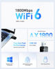 Picture of USB WiFi Adapter for Desktop PC - AX1800 WiFi 6 Adapter 5GHz 2.4GHz USB 3.0 WiFi Adapter Wireless Network Adapter for Desktop Computer Laptop WiFi Dongle WiFi Antenna for Win11/10 Wireless Adapter