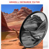 Picture of GREEN.L 67mm Infrared Filter, 67mm IR 760nm (R76) Filter for Camera Lens