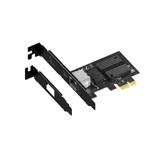 Picture of 2.5Gb PCIe Network Card with Intel I226-V Chip, 2.5GBase-T Network Adapter NIC, PCIe 3.1 X1, PCI Express Gigabit Ethernet Card for Windows, Linux Kernel 5.16.18/RHEL8.6, VMware ESXi8.0