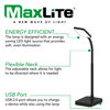 Picture of MaxLite Desk LAMP LED 4W Slim 3000K, USB Port, Black Finish, White