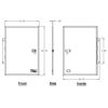 Picture of ICC 21" Wiring Metal Enclosure Door