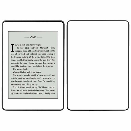 Picture of MightySkins Glossy Glitter Skin for Kindle Paperwhite 2018 Waterproof Model - White | Protective, Durable High-Gloss Glitter Finish | Easy to Apply, Remove, and Change Styles | Made in The USA