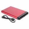 Picture of Qiilu External Hard Drive 4Tb 2Tb External Hard Drive Aluminum Alloy Mobile Hard Disk Box Usb3.0 Portable 2.5In Ssd Sata Aluminum Alloy Enclosure 8Tb (Red)