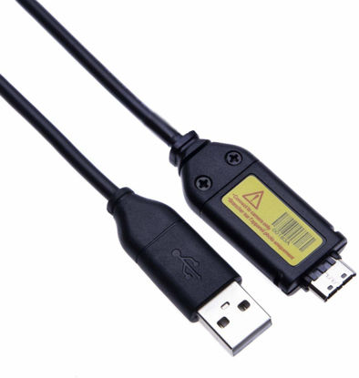 Picture of USB Data Charger Cable Cord Compatible with Samsung Digital Camera EX,L,WB,S,SL,ST, PL,L200 ST600,ST61,ST65,ST6500,ST67,ST70,ST700, ST71, ST80, ST90, ST91, ST95, ST96,Replacement for SUC-3 SUC-5 SUC-7