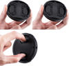 Picture of 72mm Front Lens Cap Cover with Deluxe Cap Keeper for Nikon Z6 Z6II Z7 Z7II with Z 24-70mm f/4 S Kit Lens for Fujifilm X-S10 X-T4 X-T3 with XF 16-80mm f/4 R Kit Lens & More Lens with 72mm Filter Thread