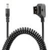 Picture of PU Coiled D-Tap to DC (5.5 * 2.5mm) Power Cable for Black Magic Camera & Camcorder Rig V-Mount DSLR