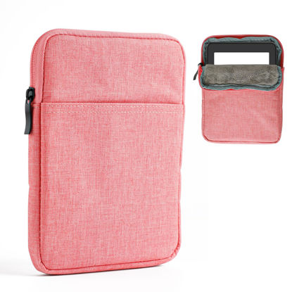 Picture of E-Reader Sleeve for Kindle 6-7 Inch Device, Ereader Protective Pouch Tablet Protective Cover E-Reader Sleeve Case (Pink)