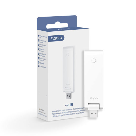 Picture of Aqara Smart Hub E1 (2.4 GHz Wi-Fi Required), Powered by USB-A, Small Size, Zigbee 3.0, Supports HomeKit, Alexa, Google Assistant, IFTTT