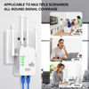 Picture of WiFi Extenders Signal Booster for Home - WiFi Extender Signal Booster, Internet Extender WiFi Booster, Long Range up to 12880Sq.ft and 120 Devices WiFi Repeater Signal Booster with Ethernet Port