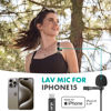 Picture of Movo uLav-L-Duo Digital Dual iPhone 15 Lavalier Omnidirectional Clip on Microphone with USB-C Connector Compatible with iPhone 15, iPad-Pro (20-Foot Cord)