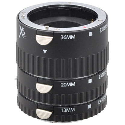 Picture of Xit XTETS Auto Focus Macro Extension Tube Set for Sony SLR Cameras (Black)