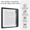 Picture of HUADU eBook-Reader Screen Protector (3+1Pack) Compatible for Kobo Libra Colour 7 Inches/Kobo Libra 2, PET Screen Protective Film Anti-Scratch High Definition and Soft Clear TPU Protective Case