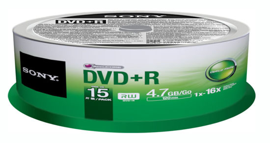 Picture of Sony DVD+R (15 pk Spindle)