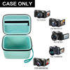 Picture of Vlogging Camera Case Compatible with Duluvulu/for TEBNGIHNM/for zheozeig/for Oiadek 4K Digital Cameras for Youtube. Vlog Camera Carrying Storage for Lens, Cable and Other Accessories - Green