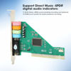 Picture of PCI Sound Card 4.1 Channel Computer Desktop Built in Sound Card Internal Audio Karte Stereo Surround CMI8738 Support Duplex Playback and Recording