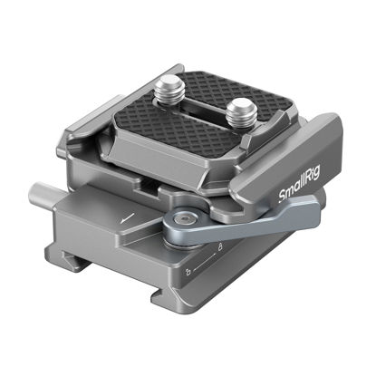 Picture of SMALLRIG Quick Release Plate for Arca, for DJI RS 4/RS 4 Pro/RS3/RS 3 Pro/RS 3 Mini/RS 2/RSC 2, HawkLock H38 Quick Release Mount Plate Kit, Anti-Drop & Anti-Deflection - 4639