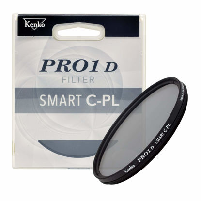 Picture of Kenko Circular Polarizing Filter PRO1D Smart C-PL Filter 58mm, for Removing Light Reflections, for Brilliant Landscape Photography, Lowprofile, 398739