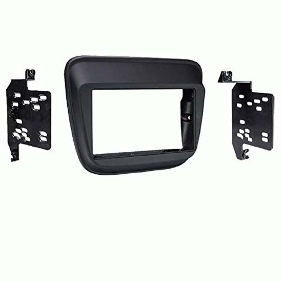 Picture of Carxtc Double Din Install Car Stereo Dash Kit for a Aftermarket Radio Fits 2019-2020 Chevy Equinox Trim Bezel is Painted Matte Black