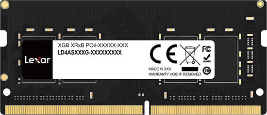 Picture of Lexar SODIMM DDR4 RAM 8GB 3200 MHz, 260-Pin SODIMM Laptop Memory, High Performance SO-DIMM, PC Laptop Computer Memory (LD4AS008G-B3200GSST)