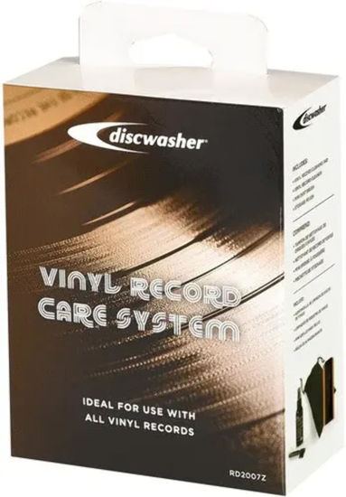 Picture of RCA Discwasher Vinyl Record Care System, Record Cleaner, Record Cleaner, Set of 4, Stylus Brush, Velvet Brush, Cleaning Liquid Pouch