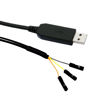 Picture of NITOMTYU USB to TTL Serial 3.3V Adapter Cable Built-in FT232 Chip, USB to TTL-232R-RPI Serial Cable TX RX Signal 3 Pin Windows Linux MAC OS, 6FT