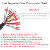 Picture of Willwewon 10Ft 3m 26AWG DB25 Female RS232 25 Pin Serial Extension Cable RS232 D-SUB DB25 Serial to 25 Bare Wire Breakout Board Connector