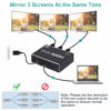 Picture of 1x3 HDMI Splitter, 1 in 3 Out HDMI Splitter Audio Video Distributor Box Support 3D & 4K x 2K Compatible for HDTV, STB, DVD, PS3, Projector Etc